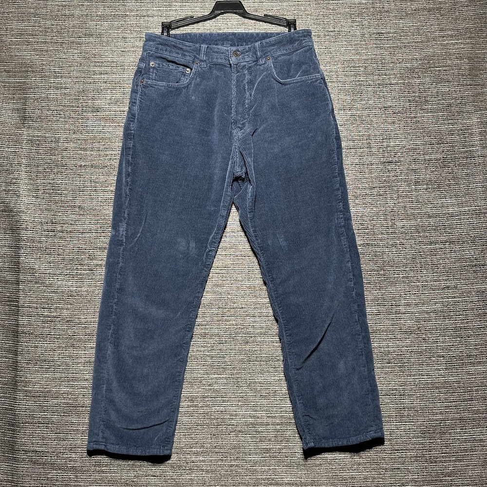 6397 Italy Pants Women's Size 27 Blue Corudroy NP029
